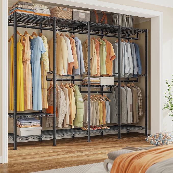 Raybee Clothes Rack Heavy Duty 1100 LBS Capacity Clothing Racks - Image 5