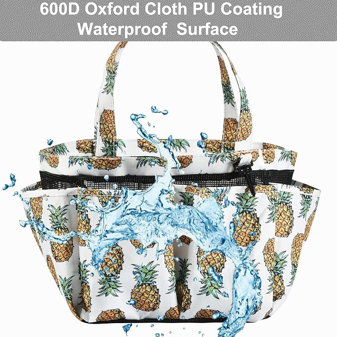 Haundry Portable Mesh Shower Caddy Bag, Large Basket Organizer - Image 5