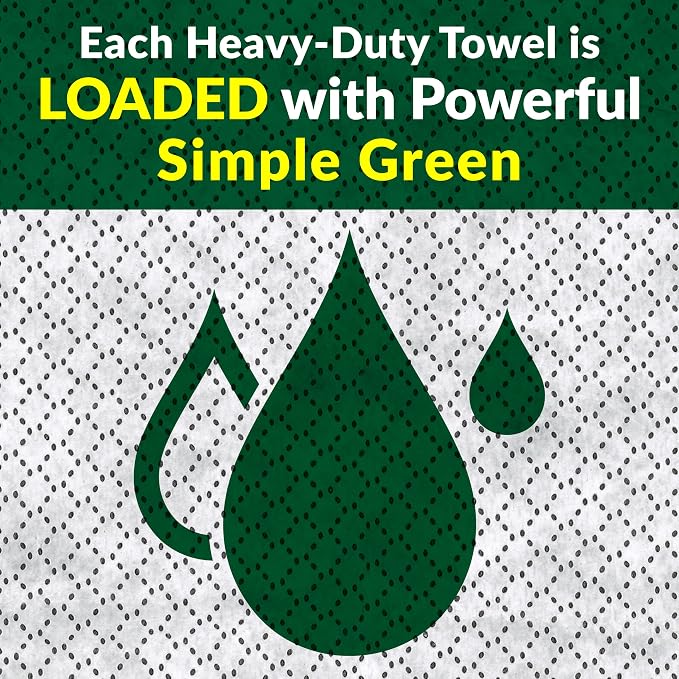 Simple Green Professional Grade Heavy-Duty Cleaning and Degreasing Towels - Image 3