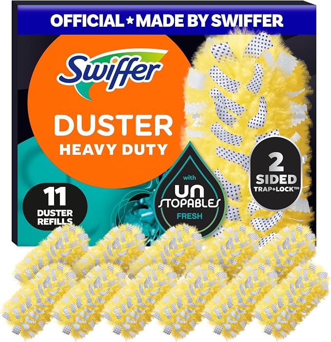 Swiffer Dusters Multi-Surface Heavy Duty Duster Refills, Unstopables Fresh Scent by Swiffer