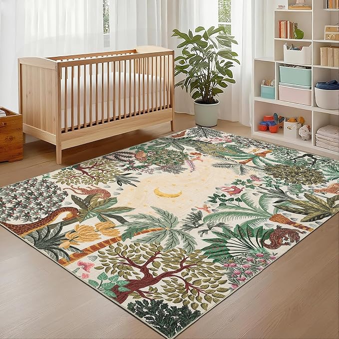 GarveeHome 4x6 Washable Nursery Rug - Image 2