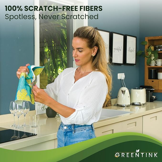 Eco-Friendly Reusable Dish Cloth Set – 24-Pk Multipurpose Kitchen Cleaning - Image 2