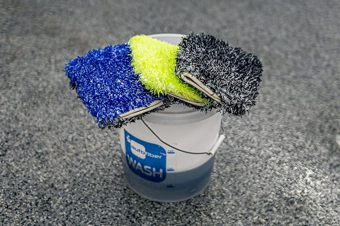 Plush Car Wash Pad Blue/Black - Image 4