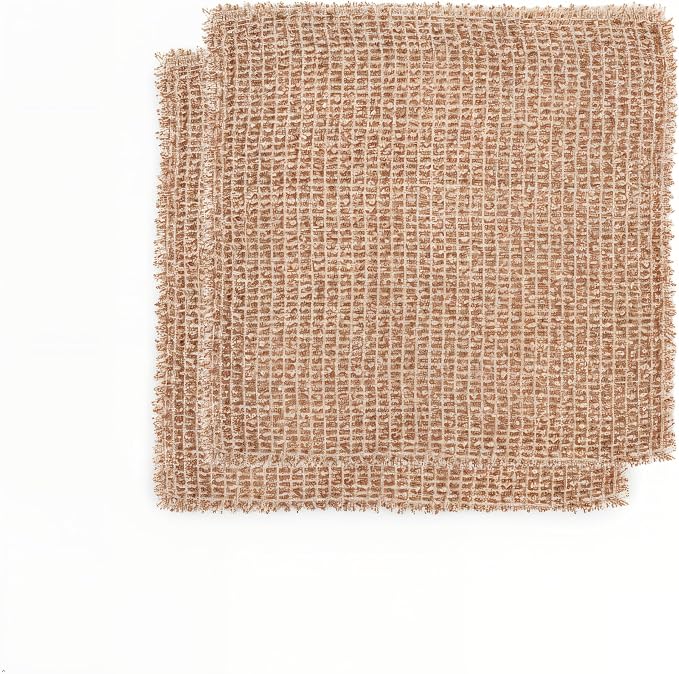 Redecker XL Copper Scrubbing Cloths – 2-Ply Woven Real Copper Cleaning Pads by Redecker