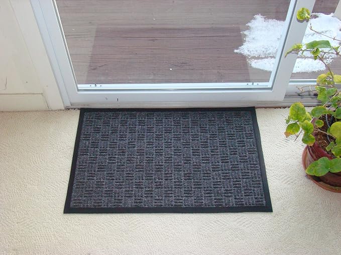 Kempf Water Retainer Entrance Mat, Indoor Outdoor Rubber Rug, Moisture Trapping - Image 2