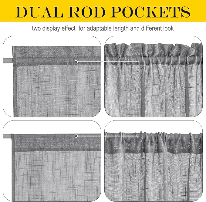 NICETOWN French Door Curtain Panel - Image 3