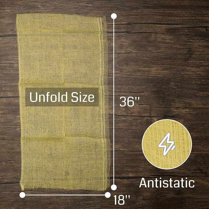 SainSmart Tack Cloth Set, Anti-Static Unfold Size 18'' x 36'', Fast Dust Remove - Image 5