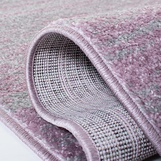 SAFAVIEH Adirondack Collection Accent Rug - 4'5" x 6'5", Purple & Green, Modern Ombre Design, Non Shedding & Easy to Clean, Ideal for Living Room, Bedroom, Office, Dining Space (ADR113V)