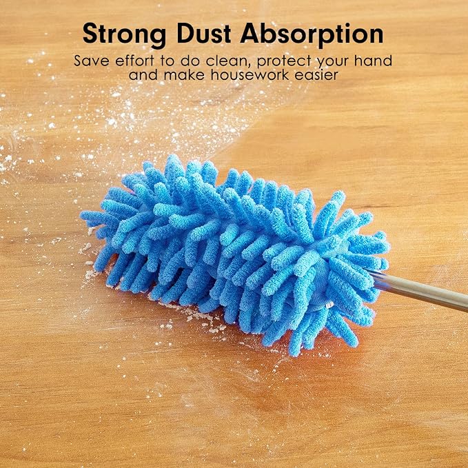 Microfiber Duster for Cleaning, Tukuos Hand Washable Dusters - Image 3