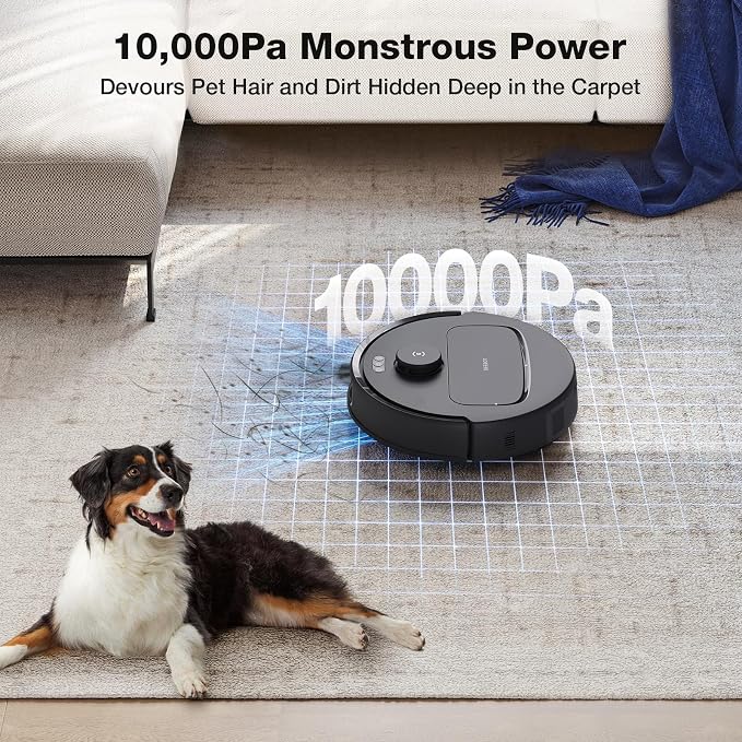ECOVACS DEEBOT N30 Omni Care Robot Vacuum and Mop, 10000Pa Suction, TruEdge - Image 3