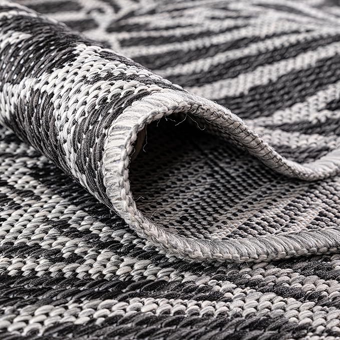Keen Home Design Terrace Outdoor Area Rug - 8x10 Washable Indoor/Outdoor Rug for Patio, Kitchen, Balcony, Beach, Garden, Deck and Porch, Size: 7'7"x10'
