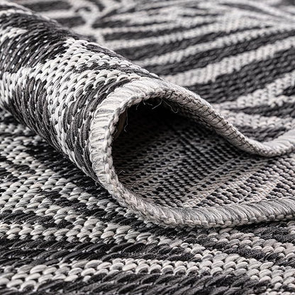 Keen Home Design Terrace Outdoor Area Rug - 8x10 Washable Indoor/Outdoor Rug for Patio, Kitchen, Balcony, Beach, Garden, Deck and Porch, Size: 7'7"x10'