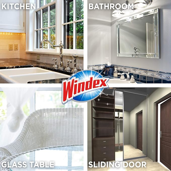Windex Wipes Glass Cleaning, Pre-Moistened Glass and Surface Wipes to Clean - Image 5