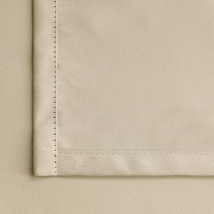 BGment Beige Short Curtains 30 Inches Length for Kitchen Cafe - Rod Pocket Small Thermal Insulated Blackout Drapes for Bathroom Bedroom Rv Camper Window Privacy, 2 Panels, 42 x 30 Inch