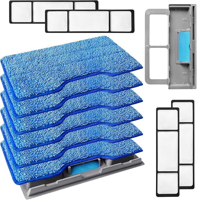 KEEPOW Reusable Mop Replacement Pads Compatible by KEEPOW