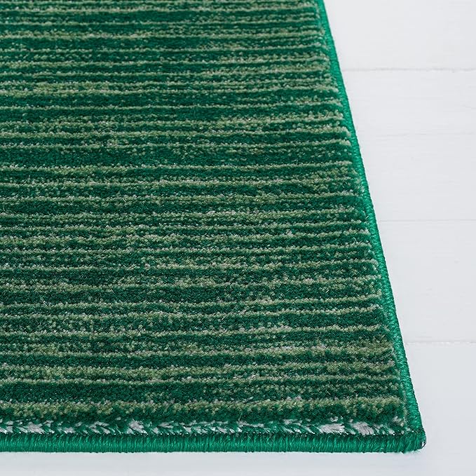 SAFAVIEH Vision Collection Runner Rug - 2'2" x 10', Dark Green, Modern Ombre Design, Non-Shedding & Easy to Clean, Ideal for Foyer, Hallway, Bedroom (VSN606Y)