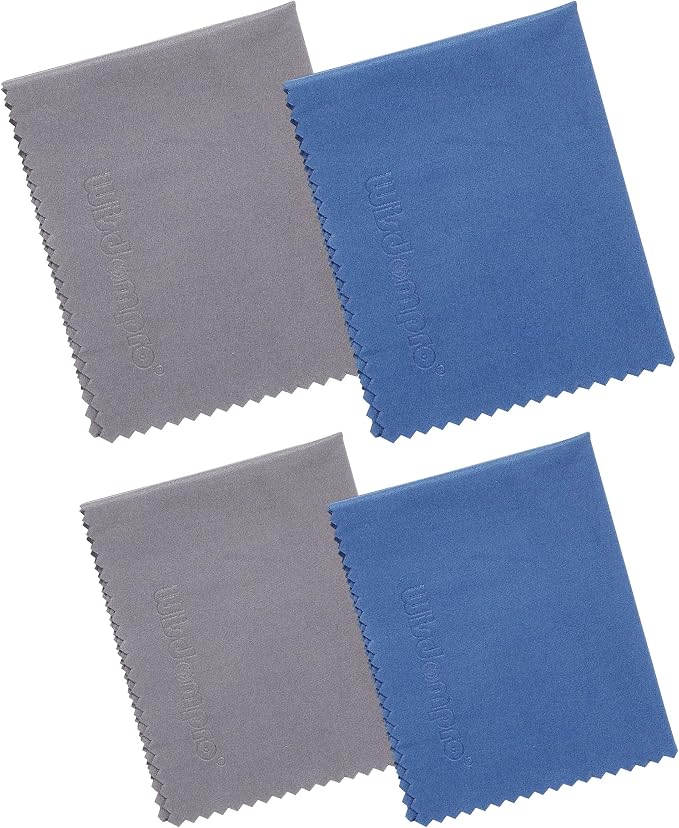 Large 4-Pack Microfiber Cleaning Cloth by Wisdompro