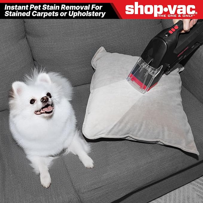 Shop-Vac 3-in-1 Cordless Spot Cleaner, Handheld Upholstery Cleaner - Image 6