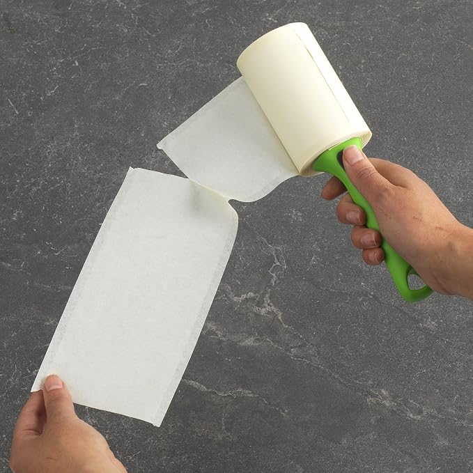 Evercare Pet Hair Lint Rollers All Purpose Use 100 Easy-Tear Sheets Per Roll - Image 5