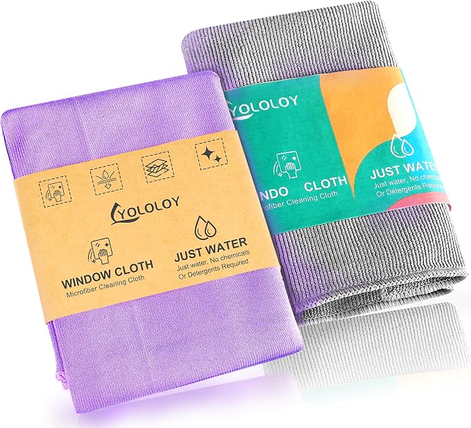 Window & Enviro Cleaning Cloth Kit by YOLOLOY
