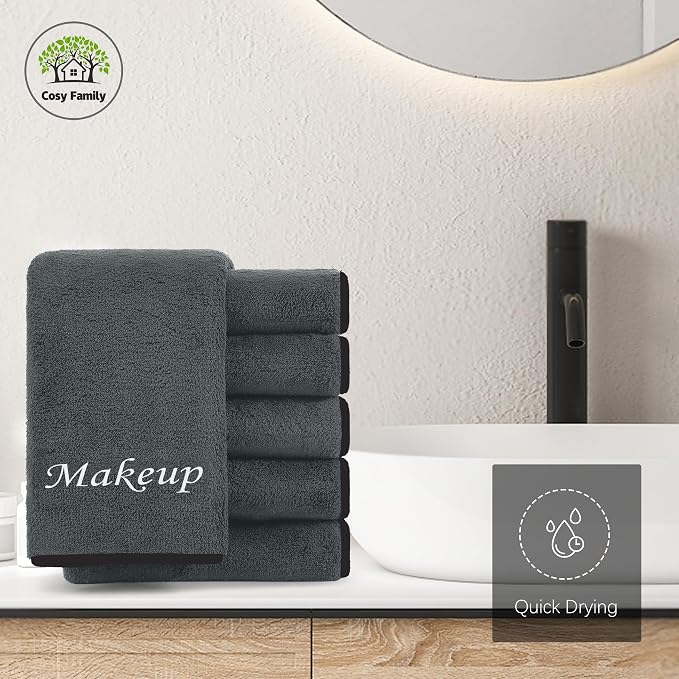 Cosy Family 10 Pack Makeup Remover Wash Cloths - Image 2
