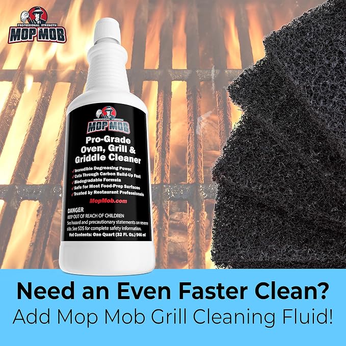 Restaurant-Grade Griddle Cleaning Pads 5 Pack. Use on Metal Grills, Cast Iron - Image 6