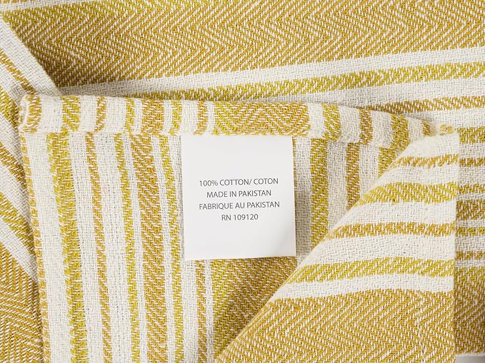 KAF Home Assorted Flat Kitchen Towels | 100% Cotton - Image 7