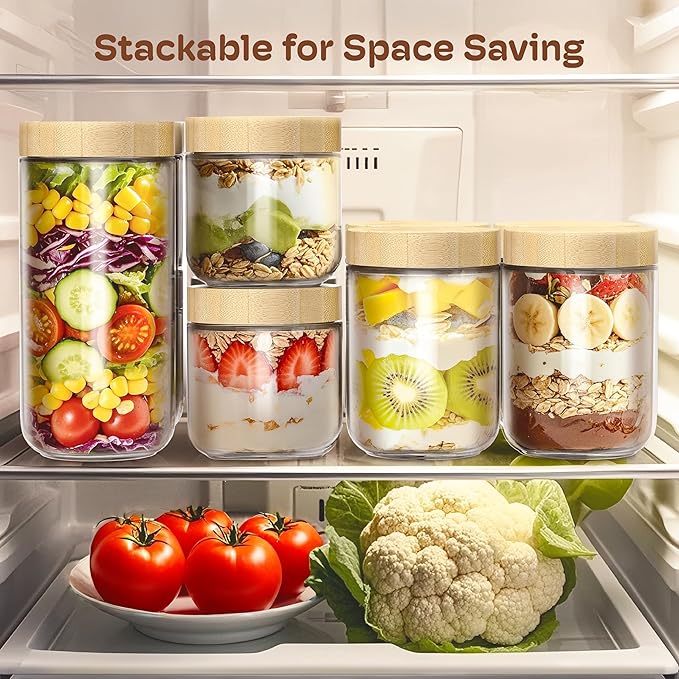 2 Pack 16oz Overnight Oats Containers - Image 6