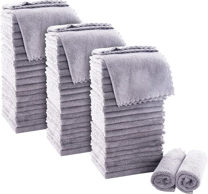 MOONQUEEN Ultra Soft Premium Washcloths Set by MOONQUEEN