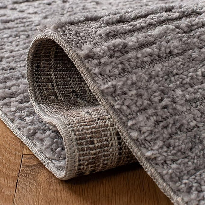 SAFAVIEH Marrakech Collection Runner Rug - 2'2" x 8', Grey, Moroccan Boho Tribal Tassel Design, Non-Shedding & Easy Care, Ideal for High Traffic Areas in Living Room, Bedroom (MRK517F)