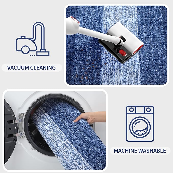 Kitinjoy Indoor Outdoor Door Mat, 59x20 Non-Slip Absorbent Dirt Trapper - Image 5