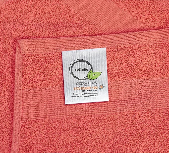 Softolle 100% Cotton Washcloths 24 Pack Soft, Highly Absorbent Washcloth - Image 2