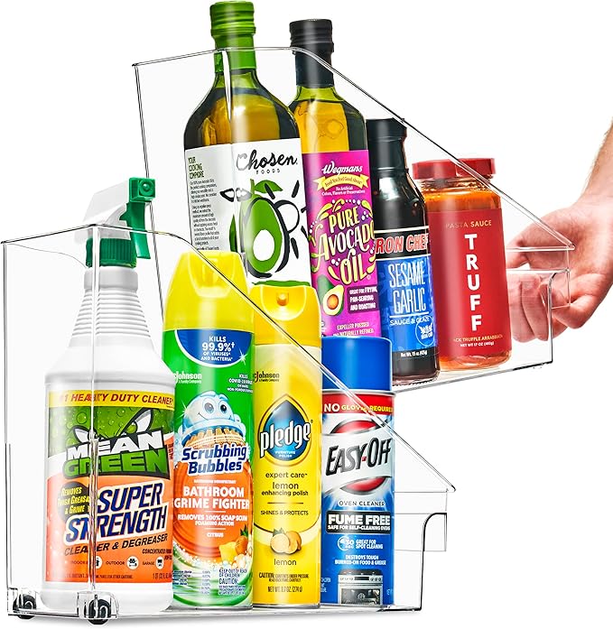 Sorbus Roll Out Bottle Organization Bins by Sorbus