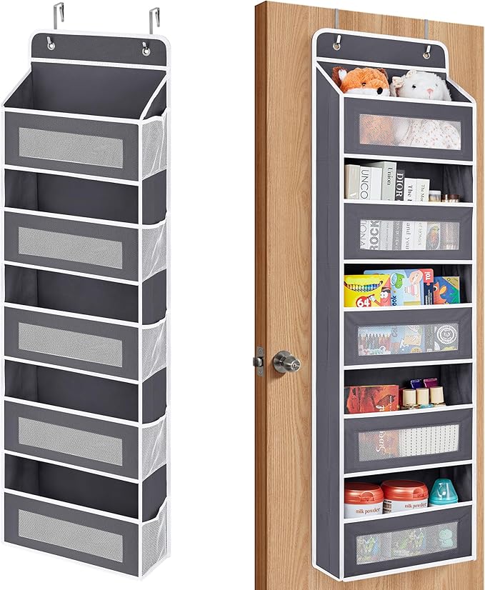 JARLINK Over The Door Organizer, 5 Shelf Door Hanging Organizer by JARLINK