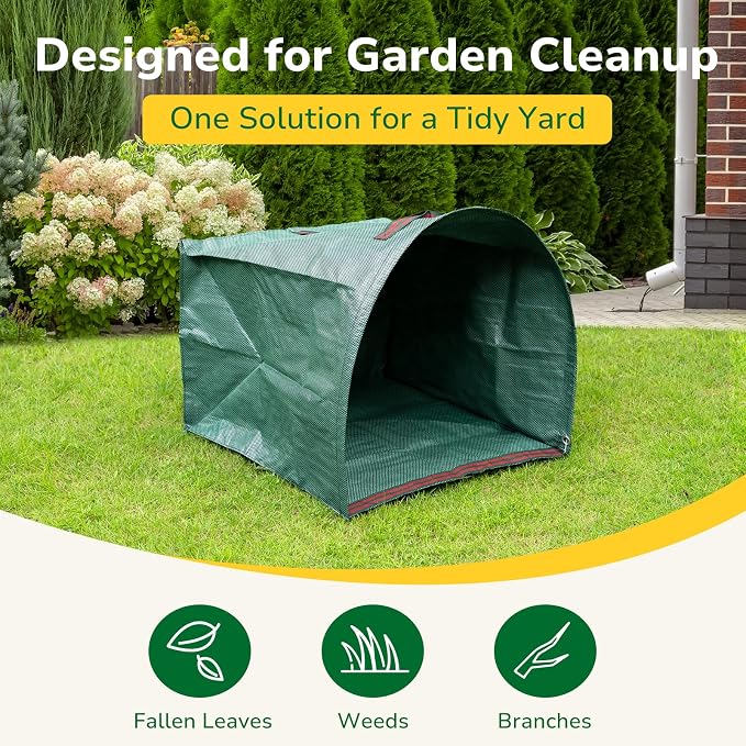 GreatBuddy Lawn Bag, 53 Gallon Yard Waste Bags, Heavy Duty PP Garden Leaf Bags - Image 4