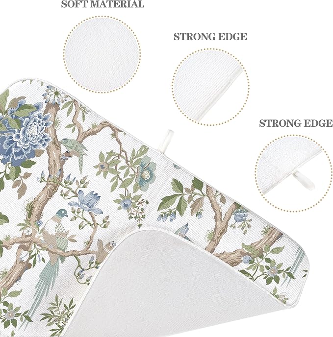 Chinoiserie Dish Drying Mat 18x24 Inches - Image 5