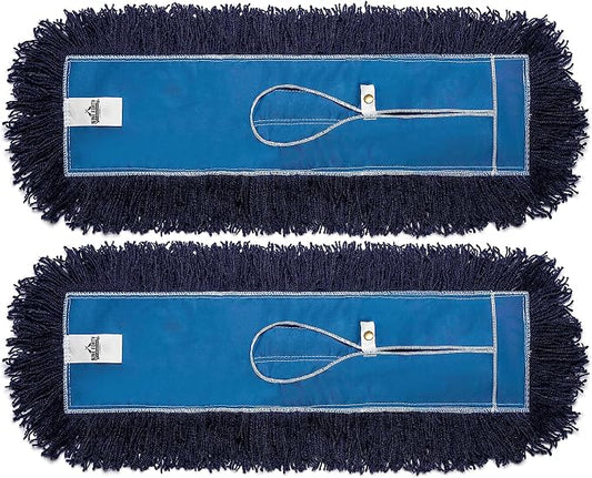 Nine Forty 2-Pack 24-Inch Premium Nylon Dust Mop Replacement Head by NineForty