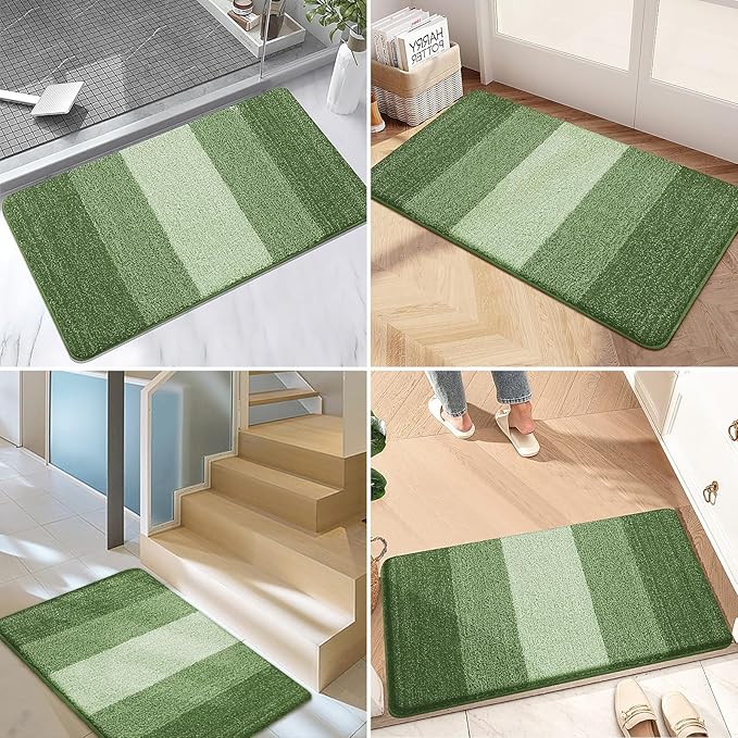 Kitinjoy Indoor Outdoor Door Mat, 59x36 Non-Slip Absorbent Dirt Trapper - Image 6