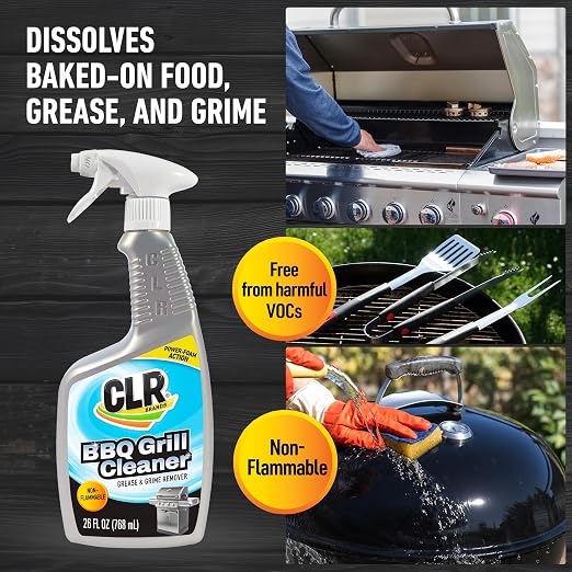 CLR Brands Grill Cleaner and Degreaser Spray, 26 oz. Bottle, BBQ Cleaner - Image 2