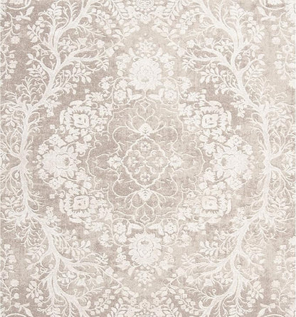 SAFAVIEH Area Rug 8x10 - Reflection Collection - Large - Beige & Cream, Non-Shedding & Easy Cleaning, Ideal for Living Room, Bedroom, Dining Space (RFT668A)