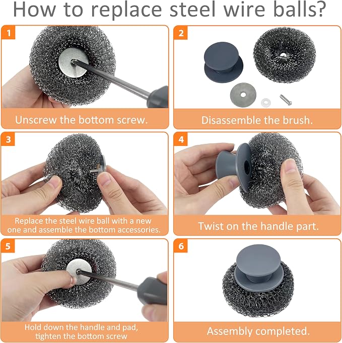 Stainless Steel Wool Scrubber - Image 7