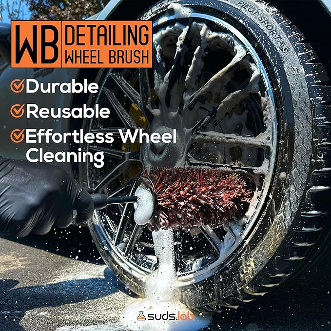 Suds Lab WB Premium Detailing Wheel Brush - Image 5