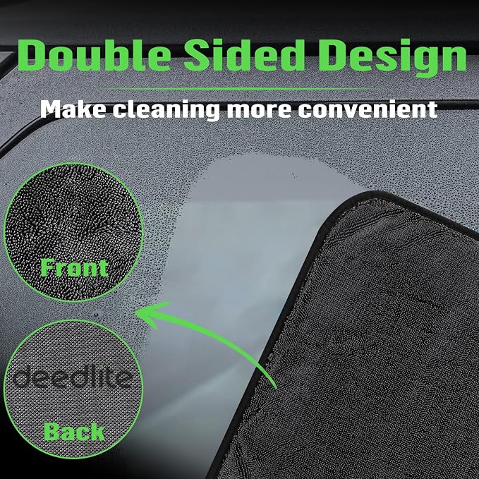 Bath Wipes Shower Cleaning Cloths, Premium Car Drying Towel | Ultra Absorbent - Image 4