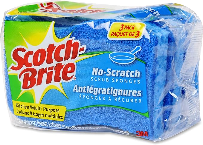 Scotch-Brite No Scratch Scrub Sponges, 4-1/2 x 2-1/2 x 7/10 in - Image 10