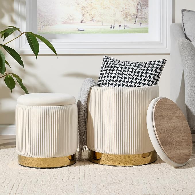 Royal Windsor Round Ottoman by RoyalWindsor