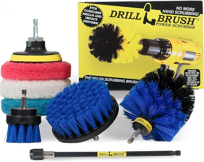 Drillbrush Outdoor Carpet Cleaner by Drillbrush