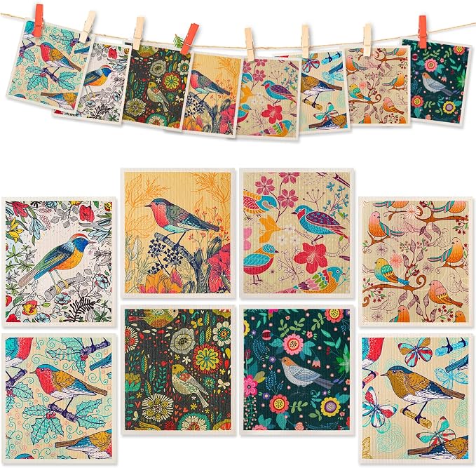 Lucomb 8 Pack Swedish Dishcloths by Lucomb