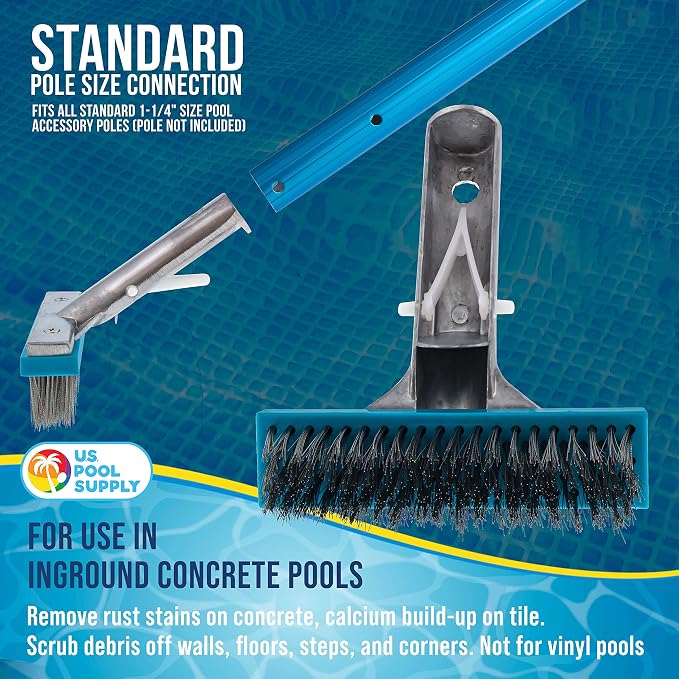 U.S. Pool Supply Pool Brush Head - Image 4