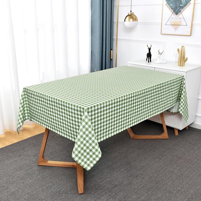 Waterproof Plaid Tablecloth Fabric - Image 9
