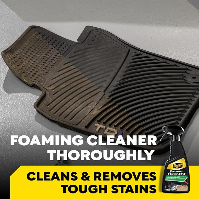 Meguiar's Foaming Floor Mat + Carpet Cleaner, 16oz BT - Image 2